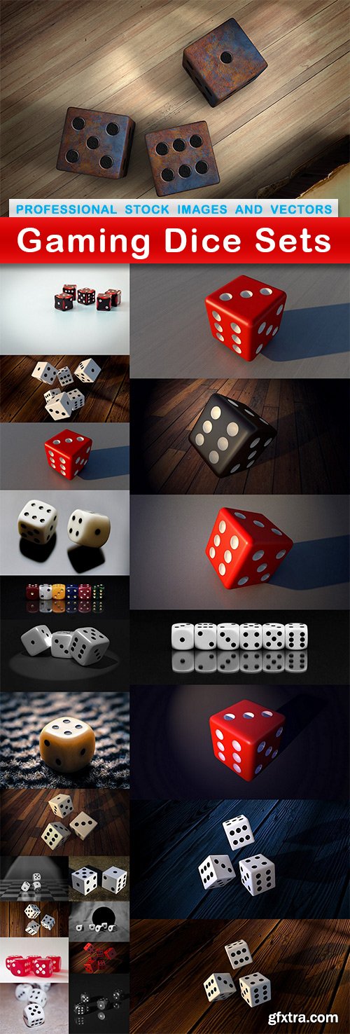 Gaming Dice Sets - 24 UHQ JPEG