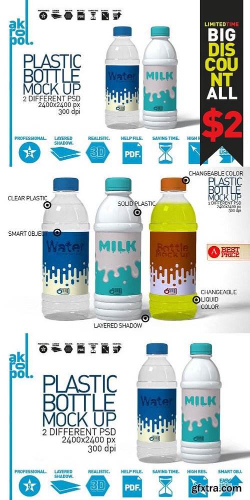 CM - Plastic Bottle Mock Up 1071917