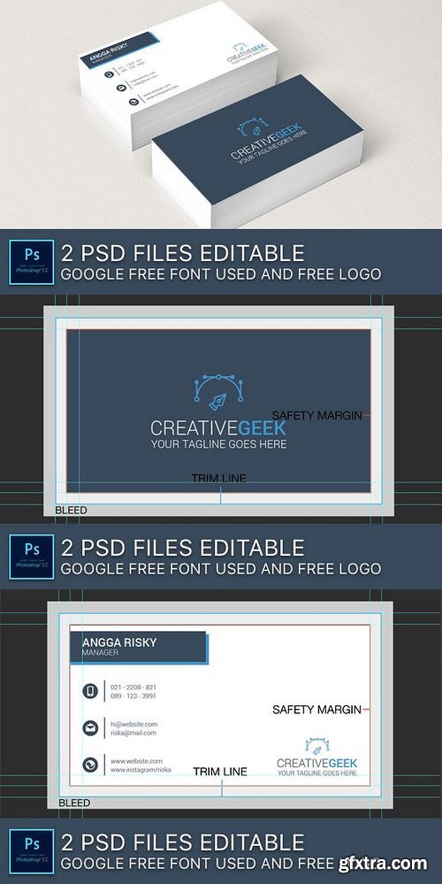 CM - Creative Geek Business Card Template 1070713