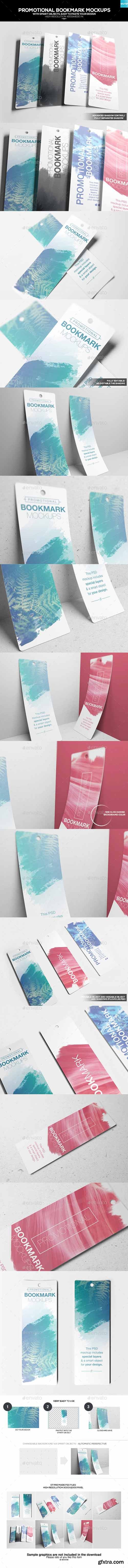 GraphicRiver - Promotional Bookmark Mockups 18707616