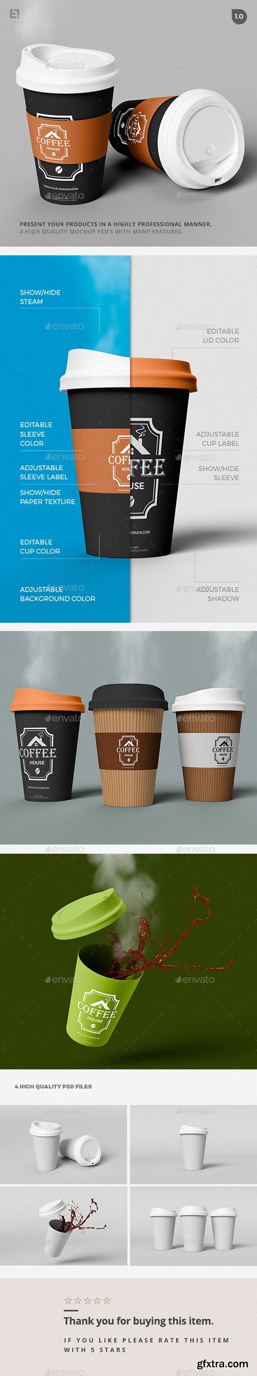 GraphicRiver - Coffee Cup Branding Mockup 19141347