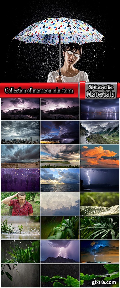 Collection of monsoon rain storm rain lightning storm thundercloud 25 HQ Jpeg