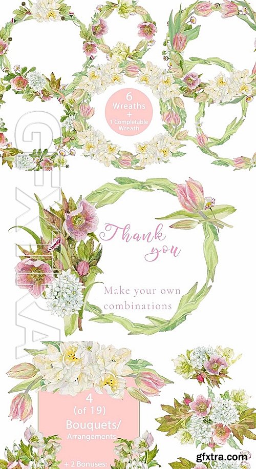 CM - BIG Toolbox-Pink Spring Flowers 1201264
