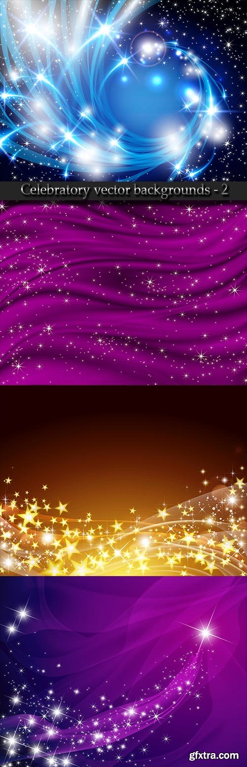 Celebratory vector backgrounds - 2