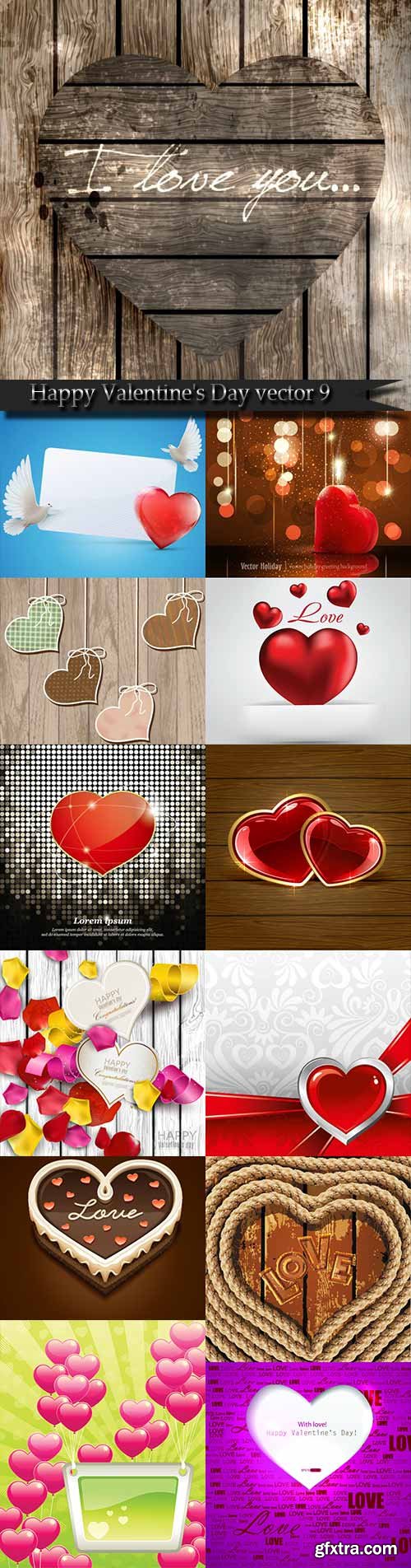 Happy Valentine's Day vector 9