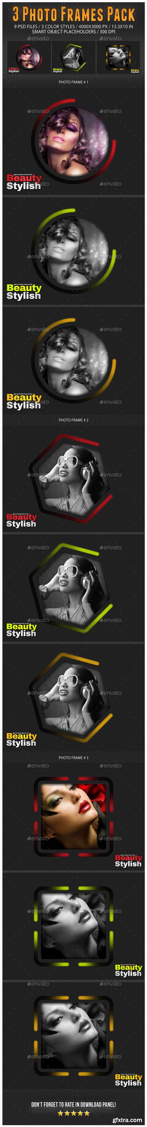 Graphicriver - Photo Frames Pack 18 19296517