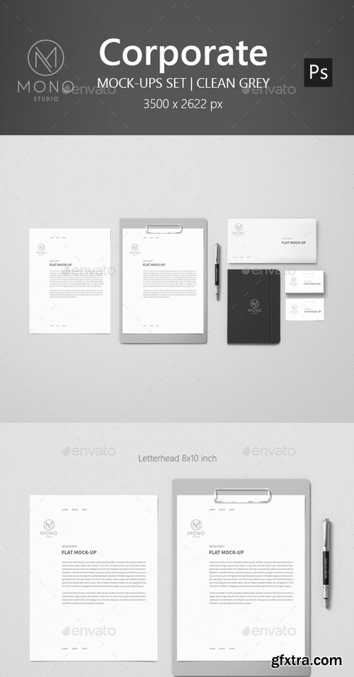 GraphicRiver - Corporate Mockup - Clean Grey 15796513