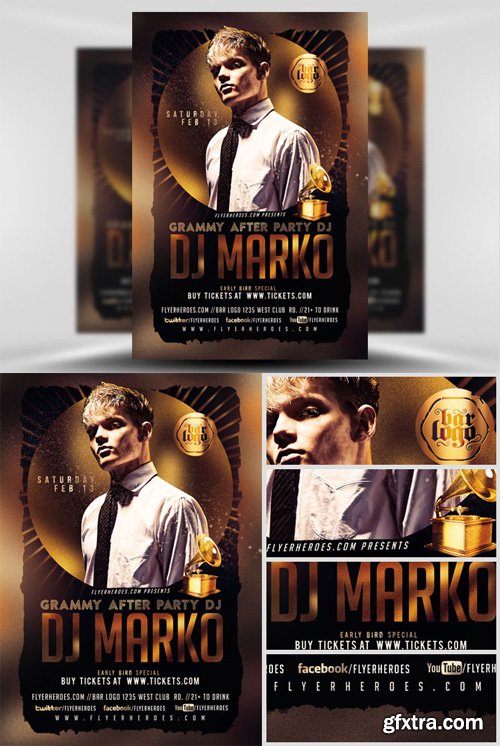 Grammy After Party Flyer Template