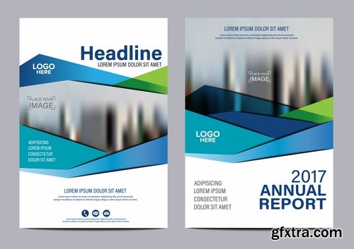 Collection of flyer banner cover template sample card invitation card 25 EPS