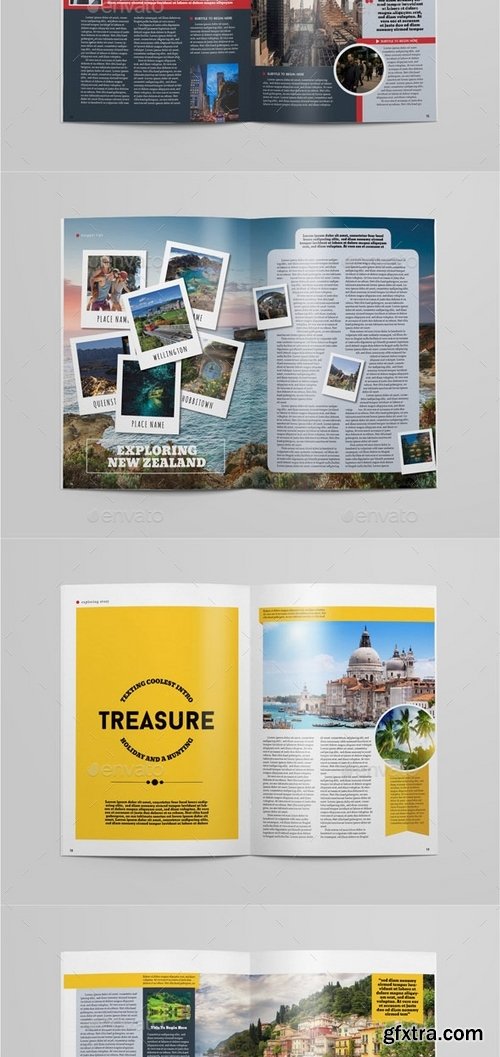 GraphicRiver - A4 Traveling Magazine Template 13000919