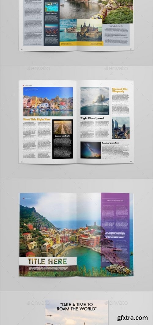 GraphicRiver - A4 Traveling Magazine Template 13000919