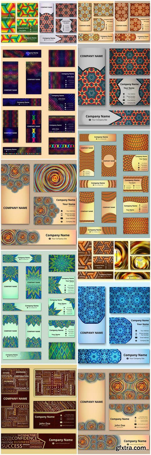 Abstract Ornament Card And Banners - 14 Vector