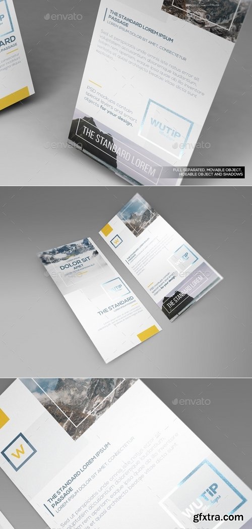 GraphicRiver - DL Flyer Mockups 13167073