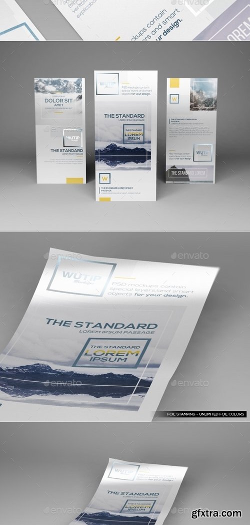 GraphicRiver - DL Flyer Mockups 13167073