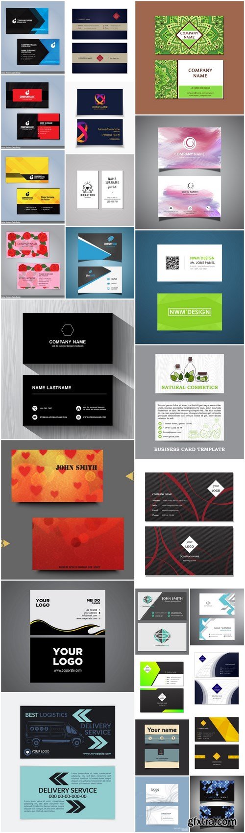 Business Card Design #147 - 25 Vector