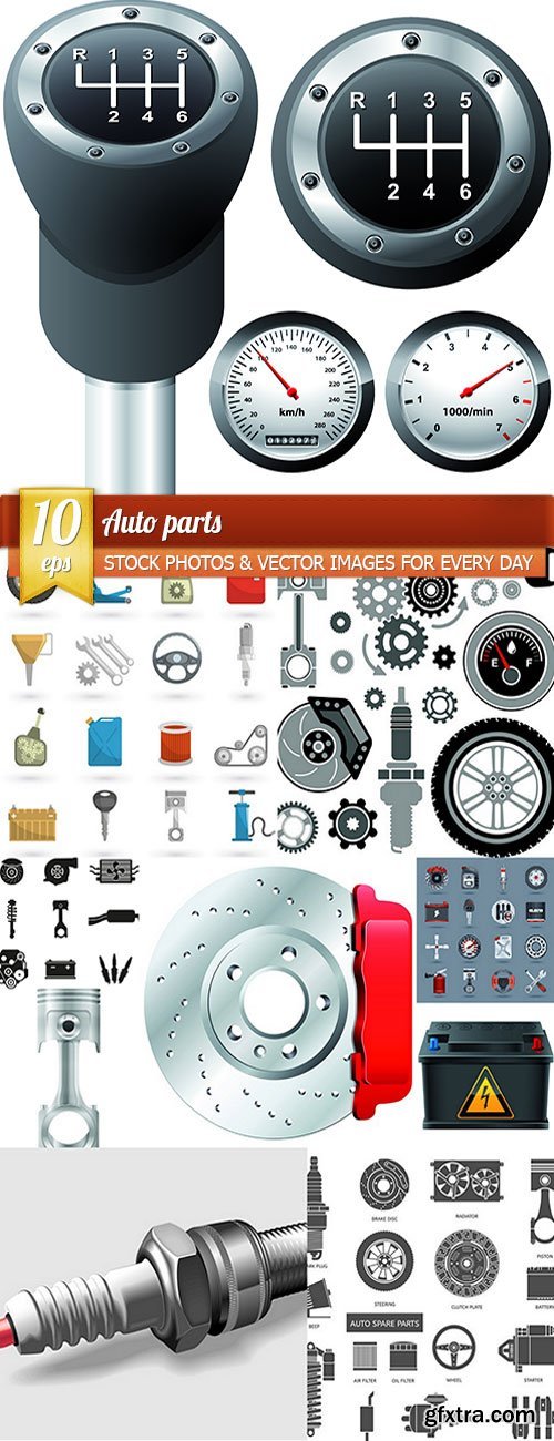 Auto parts, 10 x EPS