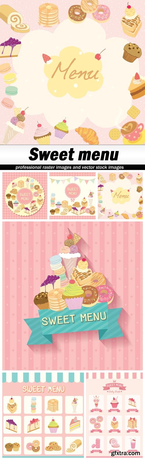 Sweet menu - 6 EPS