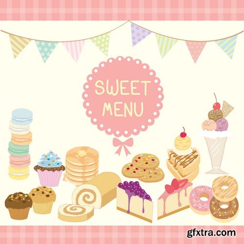 Sweet menu - 6 EPS