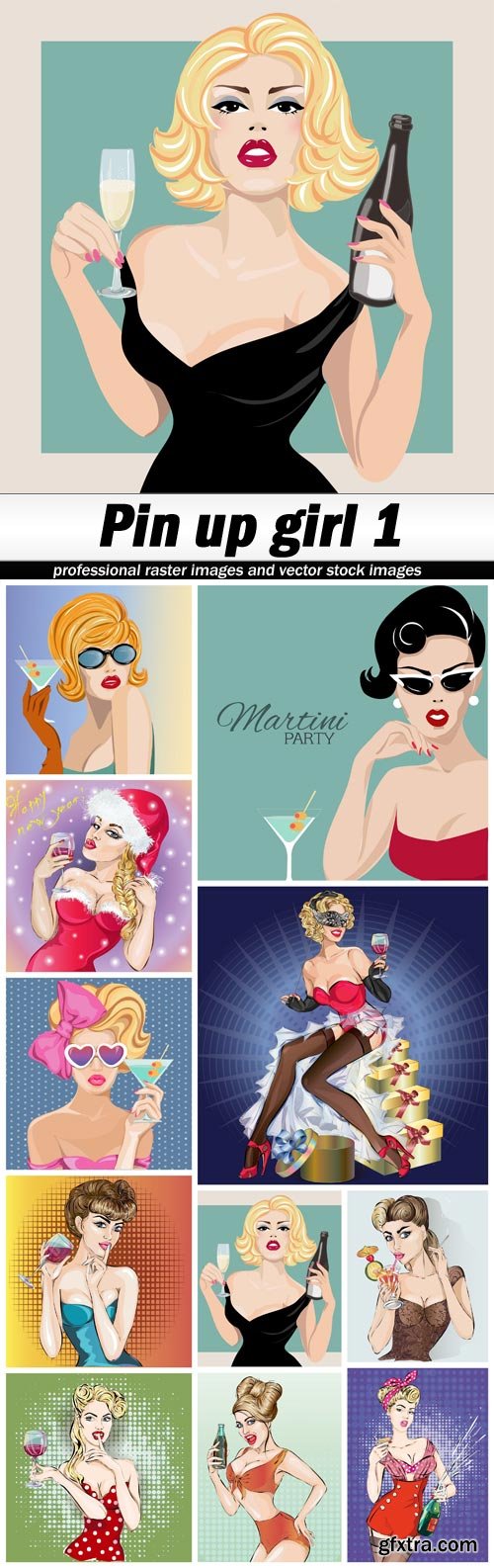 Pin up girl 1 - 11 EPS