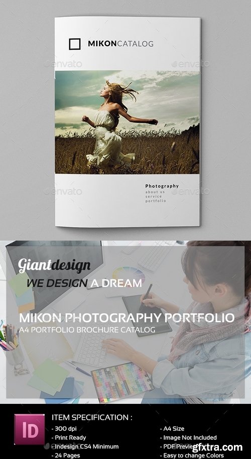 GraphicRiver - Mikon - Photography Portfolio A4 Catalog 14326634