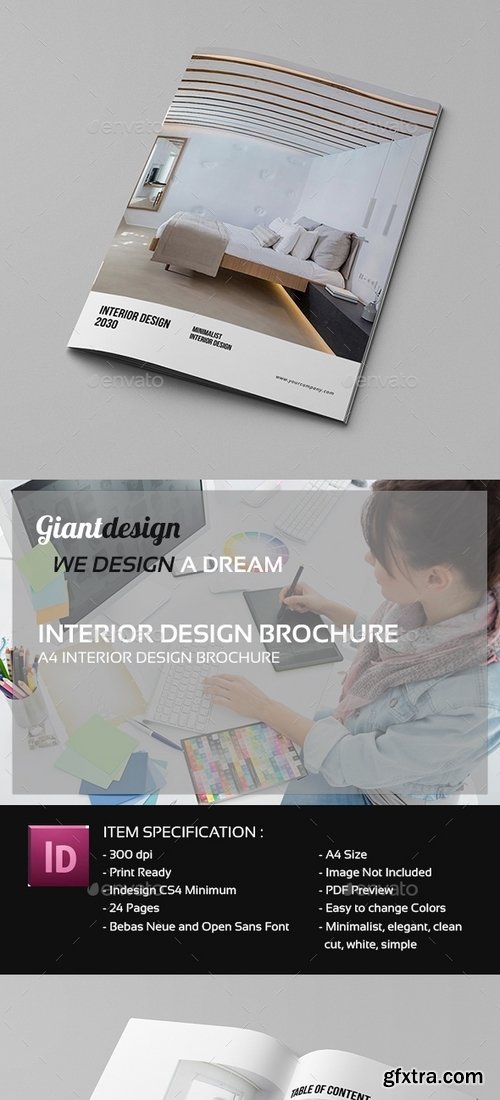 GraphicRiver - A4 - Interior Design Brochure Catalog 13585330