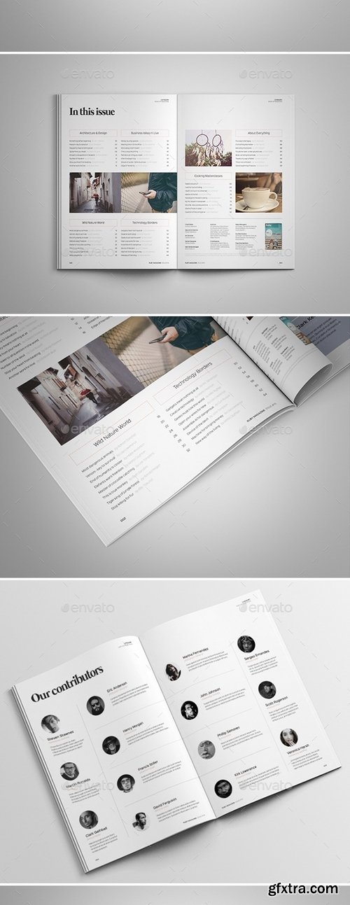 GraphicRiver - 62 Pages Minimal Magazine 14184161