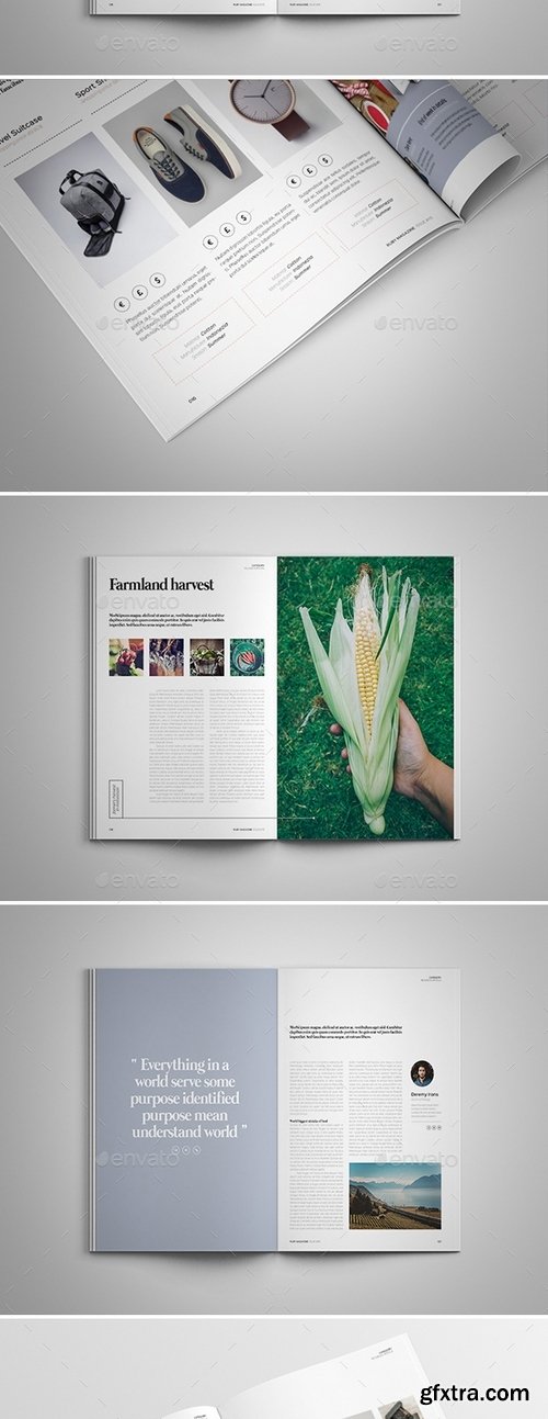 GraphicRiver - 62 Pages Minimal Magazine 14184161