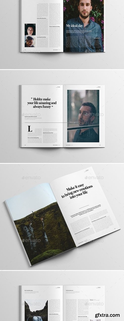 GraphicRiver - 62 Pages Minimal Magazine 14184161