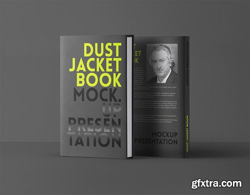 Psd Dust Jacket Book Mockup