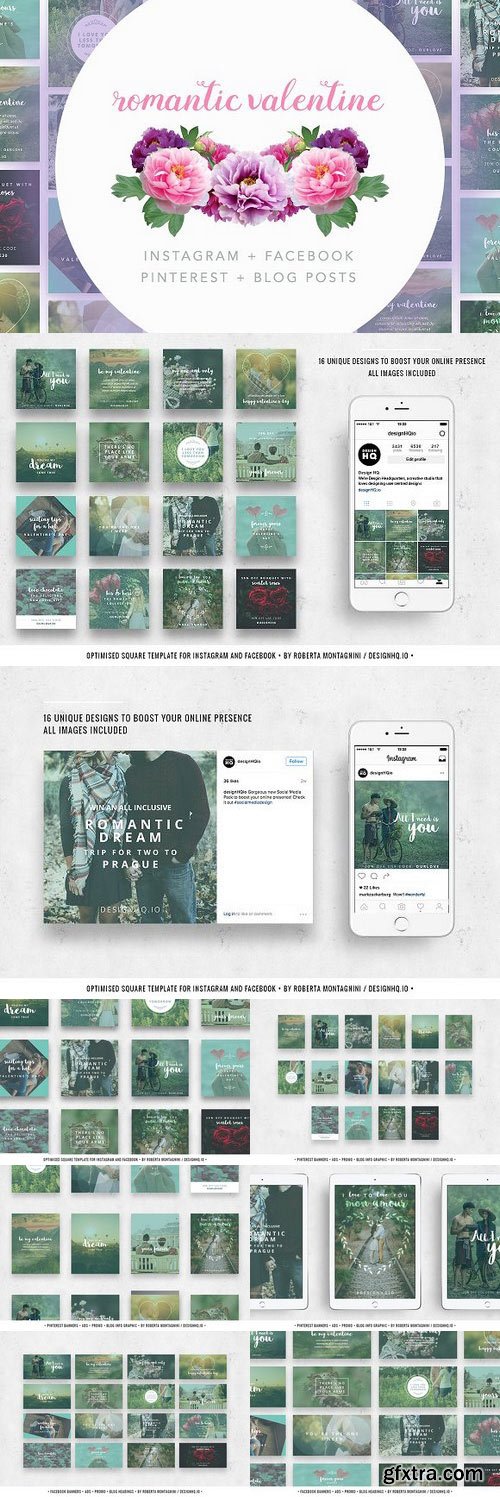 CM - Romantic Dream | Social Media Bundle 1133872