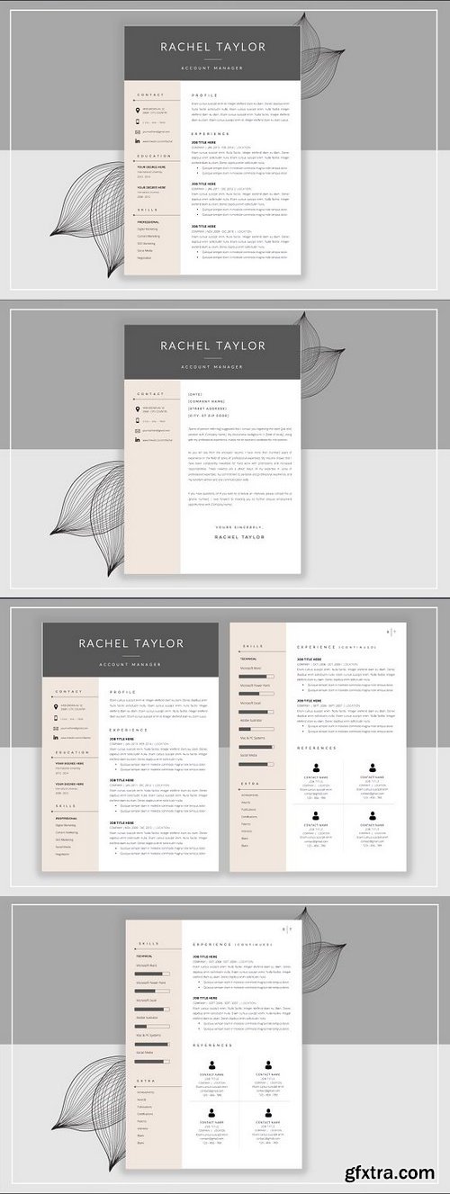 CM - Resume Template & Cover Letter 358565