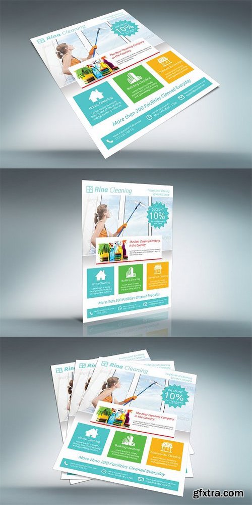 CM - Cleaning Company Flyer - V002 277033