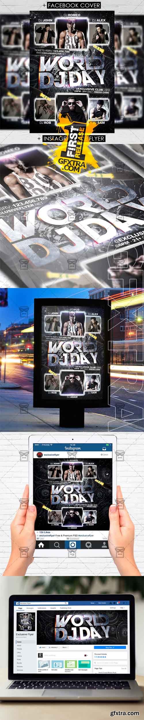 World DJ Day - Premium Flyer Template