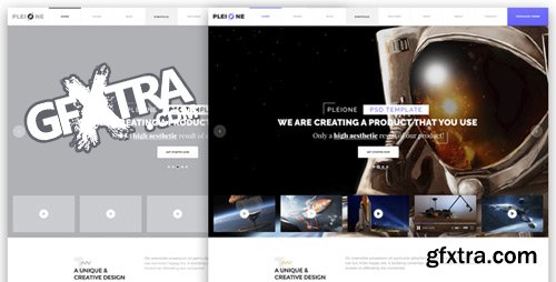 ThemeForest - PLEIONE - Creative One Page Landing PSD Template 17624893