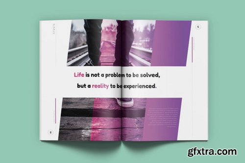 Graphicriver Magenta Magazine 18468715