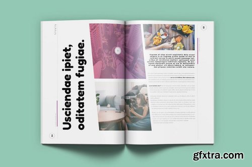 Graphicriver Magenta Magazine 18468715