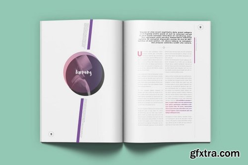 Graphicriver Magenta Magazine 18468715