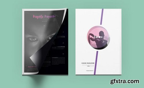 Graphicriver Magenta Magazine 18468715