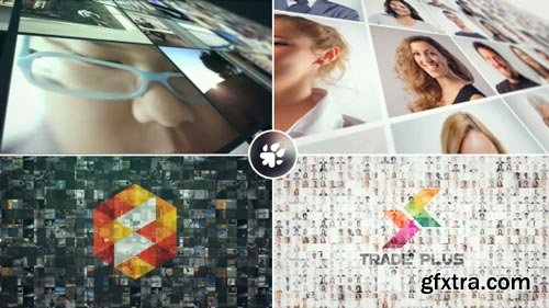 Videohive - Multi Video Wall Logo - 19391075