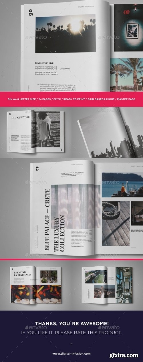 GraphicRiver - Infusion Modern Lifestyle Magazine 19059021