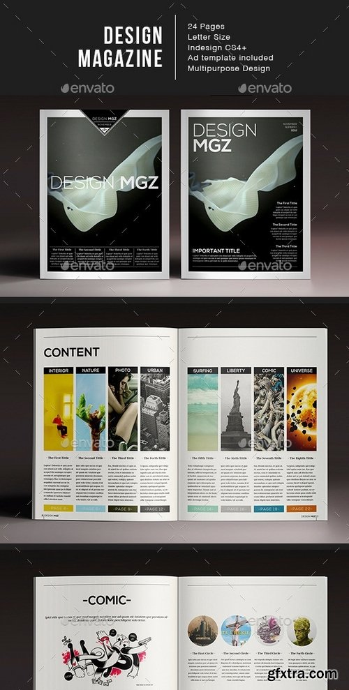 GraphicRiver - Design Magazine 1 Indesign Template 14433826