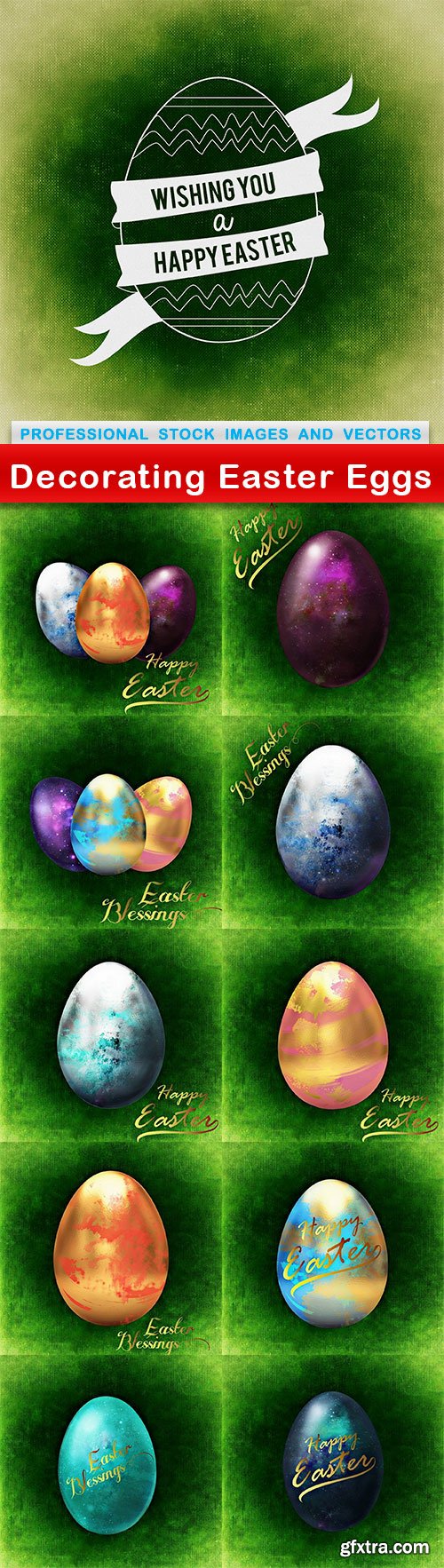 Decorating Easter Eggs - 11 UHQ JPEG