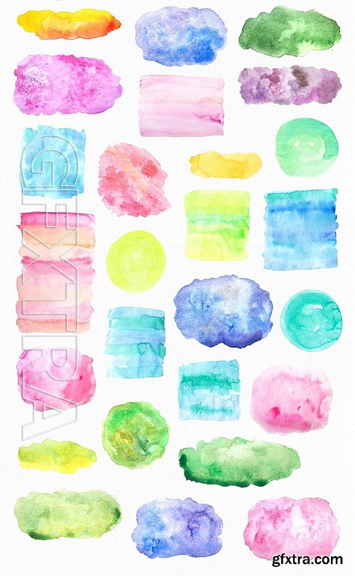 CM - Big Watercolor Textures Pack 1214987