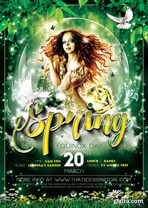 Spring Party V22 Flyer Template