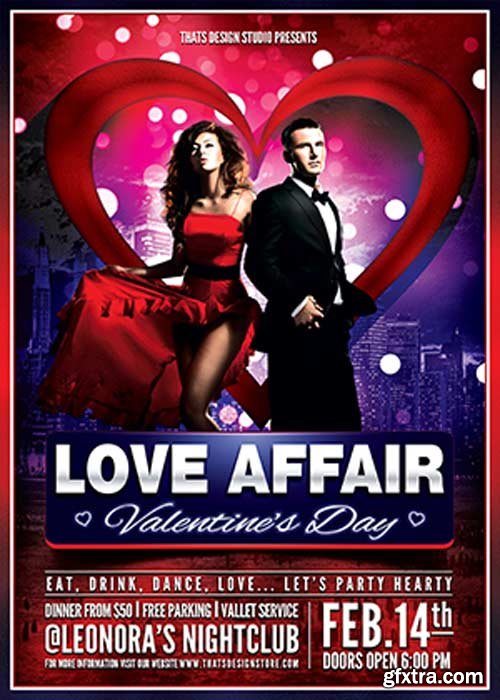 Valentines Day V41 Flyer Template