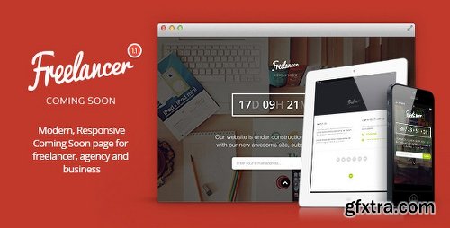 ThemeForest Freelancer - Responsive Coming Soon Template 6619870