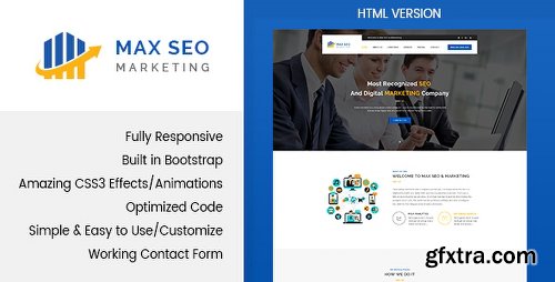 ThemeForest Max Seo - Seo & Marketing HTML Template 19388070