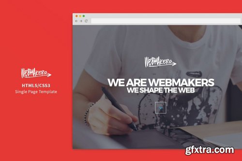 ThemeForest Webmakers - Single Page HTML/CSS Template 5415731