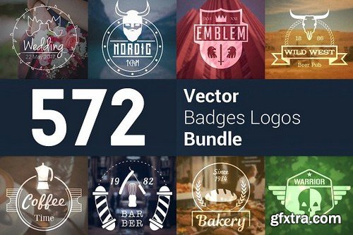 CM - 572 Badge Logos Bundle 1195971