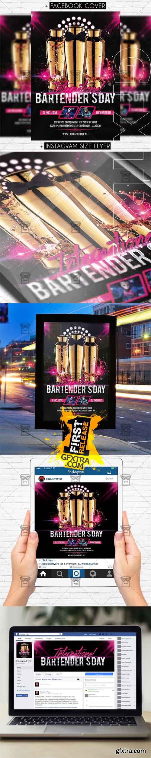 International Bartenders Day Vol 2 - Premium Flyer Template